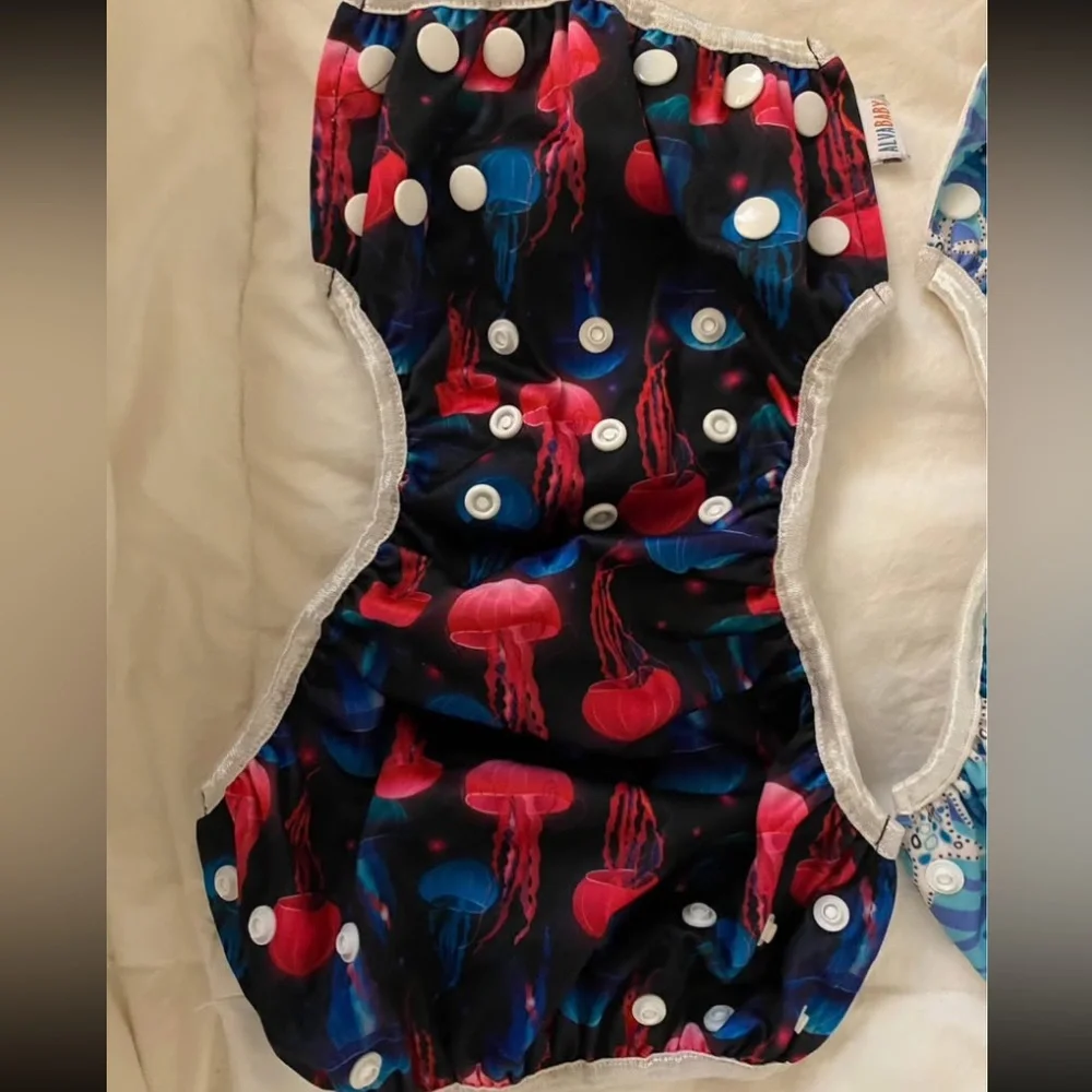Nautical and Sea Life Themed Kids Cloth Swim Diaper Covers
